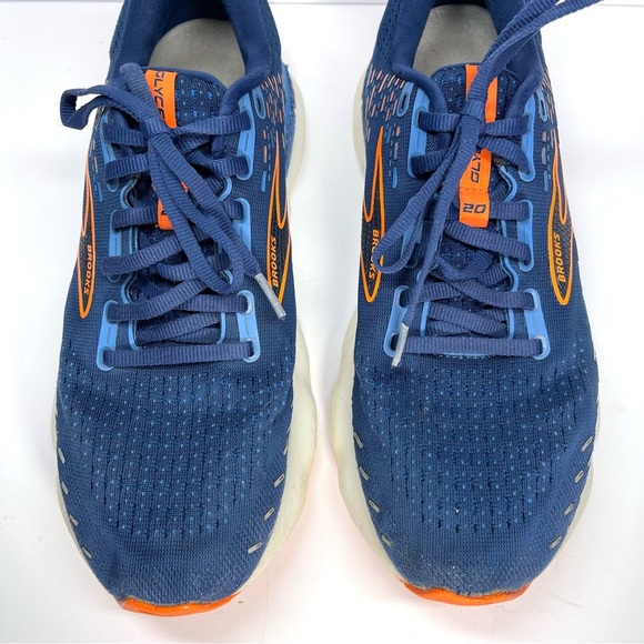 Brooks Men’s Glycerin GTS 20 Blue Depths/Palace Blue/Orange Size 10 - Picture 4 of 11